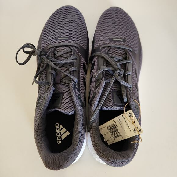 Adidas,Mens,Runfalcon 2.0,Grey/Black/Grey,10.5